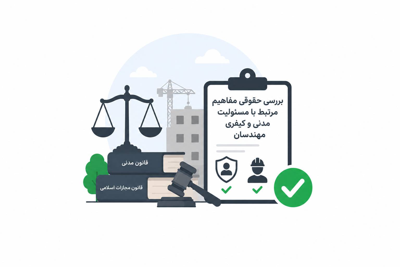بررسی حقوقی مفاهیم بی‌احتیاطی، بی‌مبالاتی، سهل‌انگاری و ترک فعل در مسئولیت مدنی و کیفری مهندسان